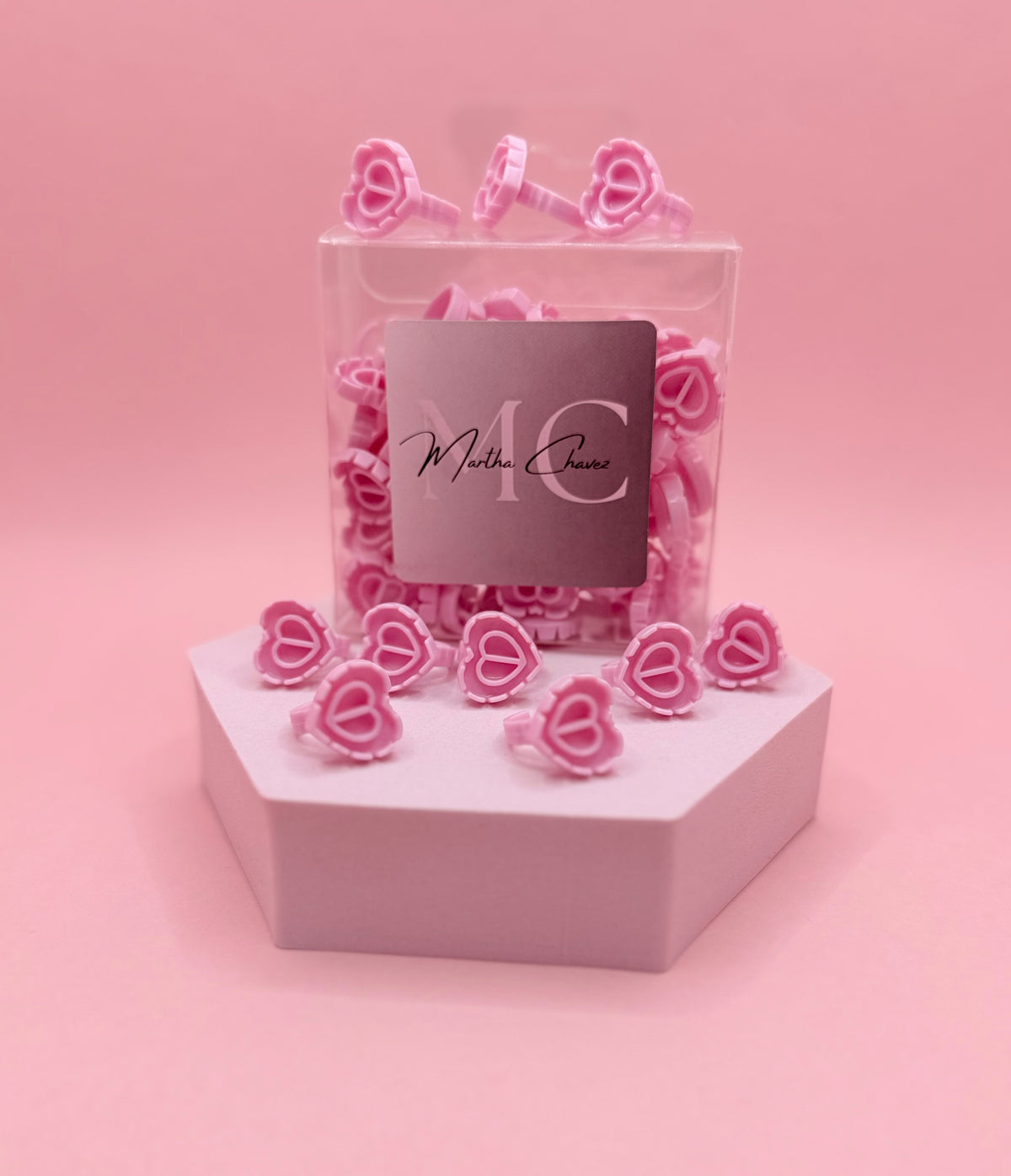 Anillos para Pegamento de Pestañas (100pc)