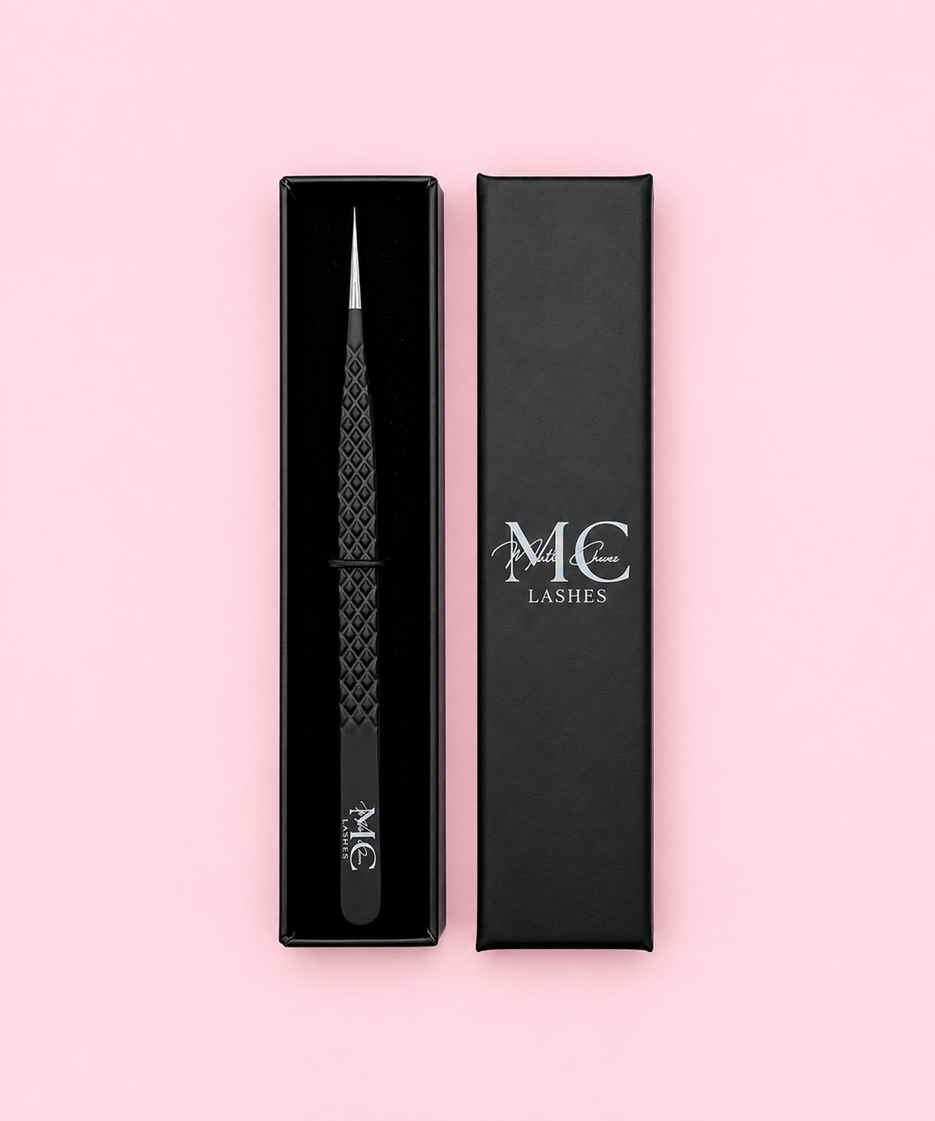 Pinza de Punta Fina MC Lashes – Precision Fiber Tip ✨