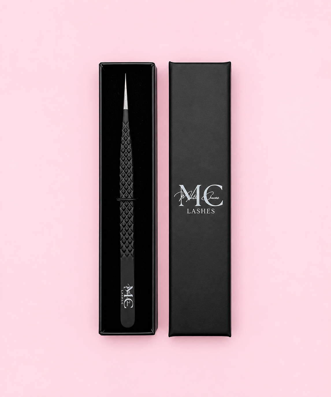 Pinza de Punta Fina MC Lashes – Precision Fiber Tip ✨
